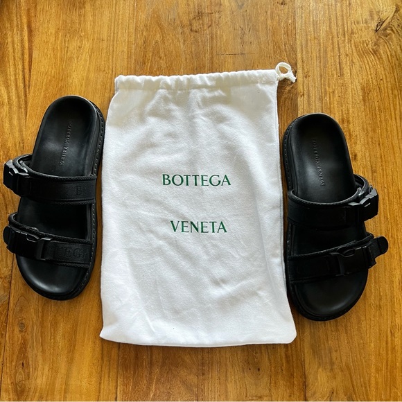 Men’s Bottega Veneta Strap Leather Sandals - size 43 main image 9